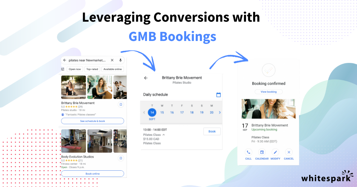 Leveraging Conversions with GMB Bookings/Reserve with Google