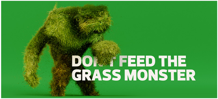 Don't Feed the Grass Monster -Do link to relevant city events and initiatives. 